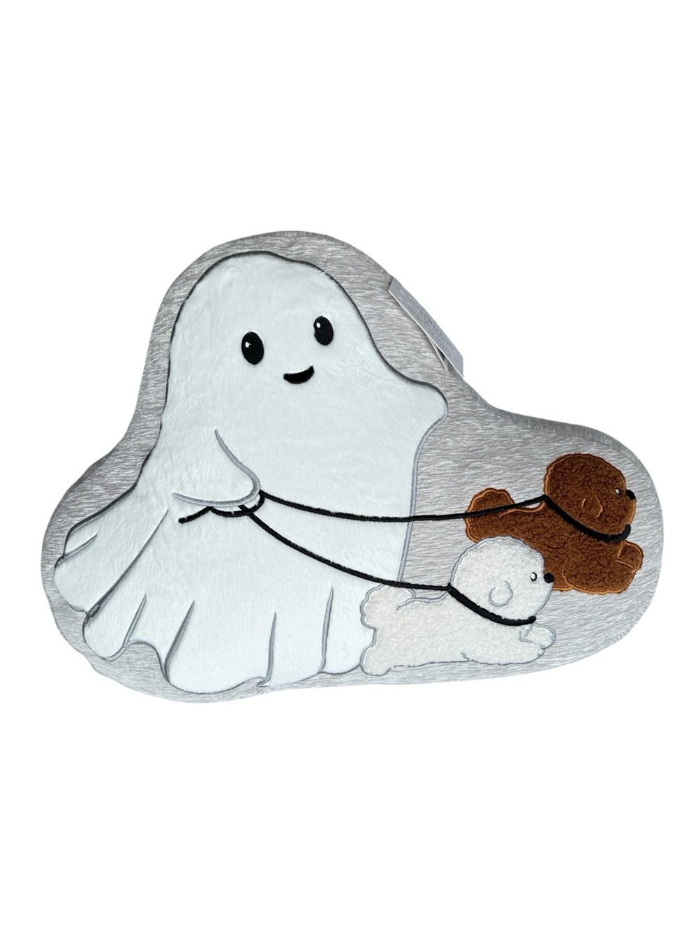 New cute Isaac Mizrahi New York Halloween ghost dog decor accent pillow gift